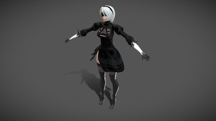 B2 NieR : Automata 3D Model