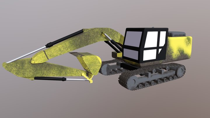 Excavator 3D Model