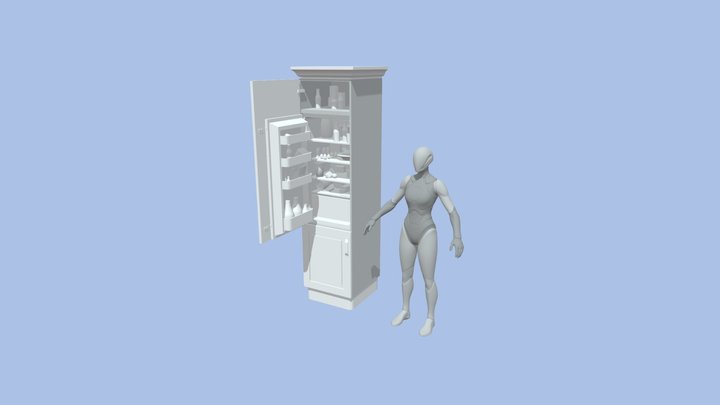 frige 3D Model