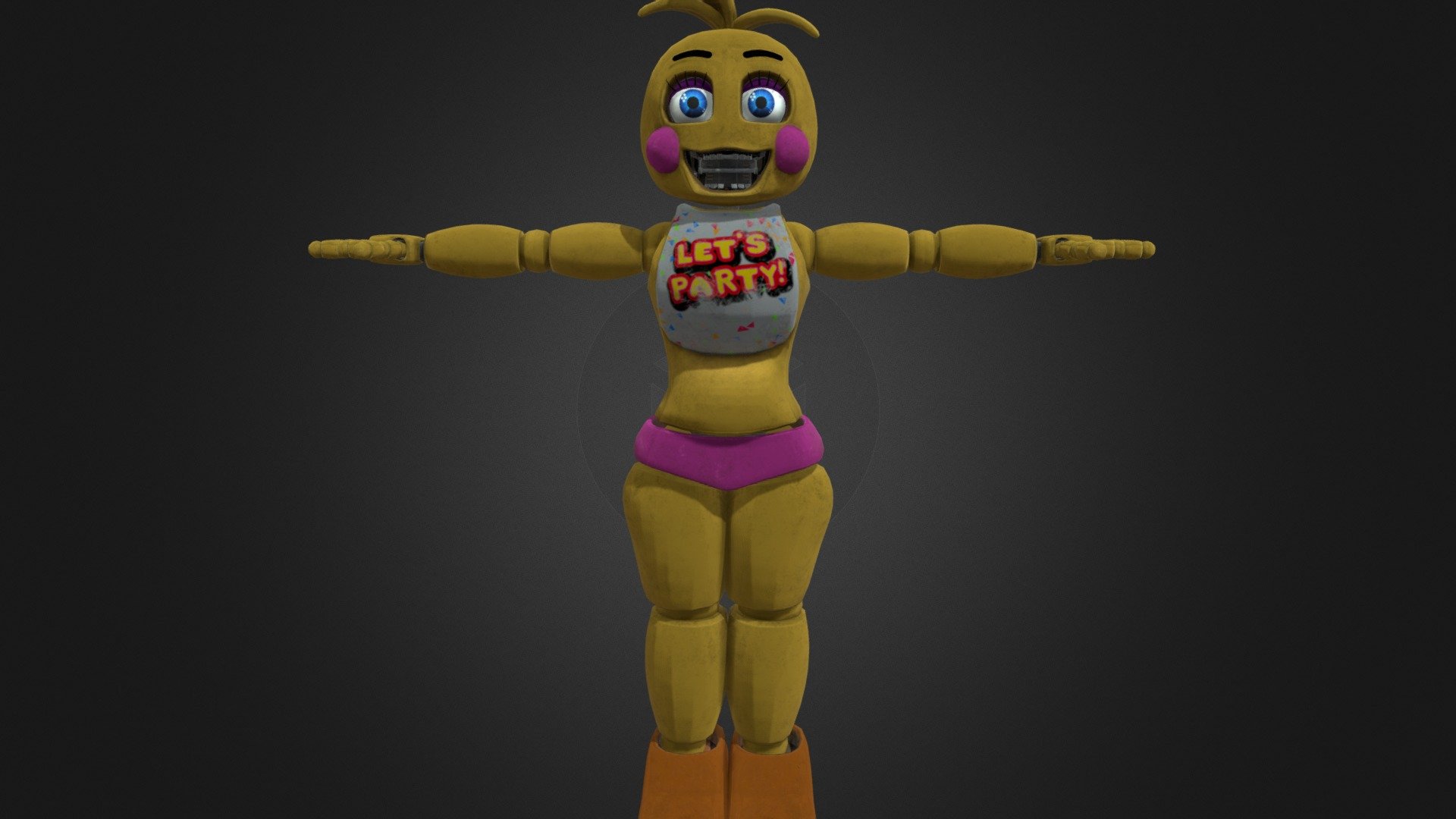 Toy Chica Help Wanted Download Free 3D Model By JuztAndy.