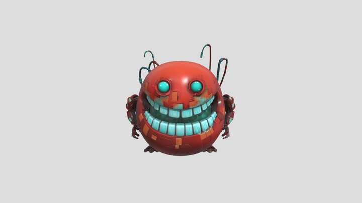 Funny monster character 3D Model