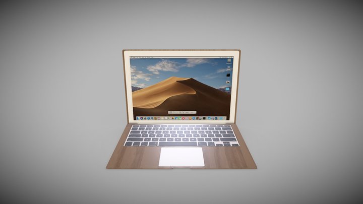 Macbook Testbake 23 3D Model