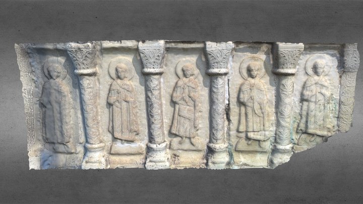 Apostles. East Facade. 3D Model