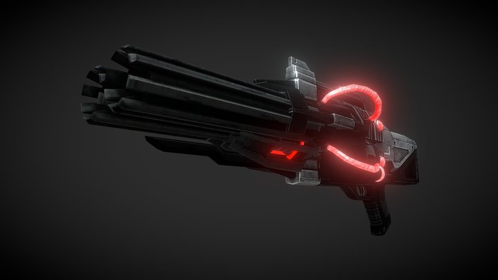 Empire Blaster Gun 3D Model