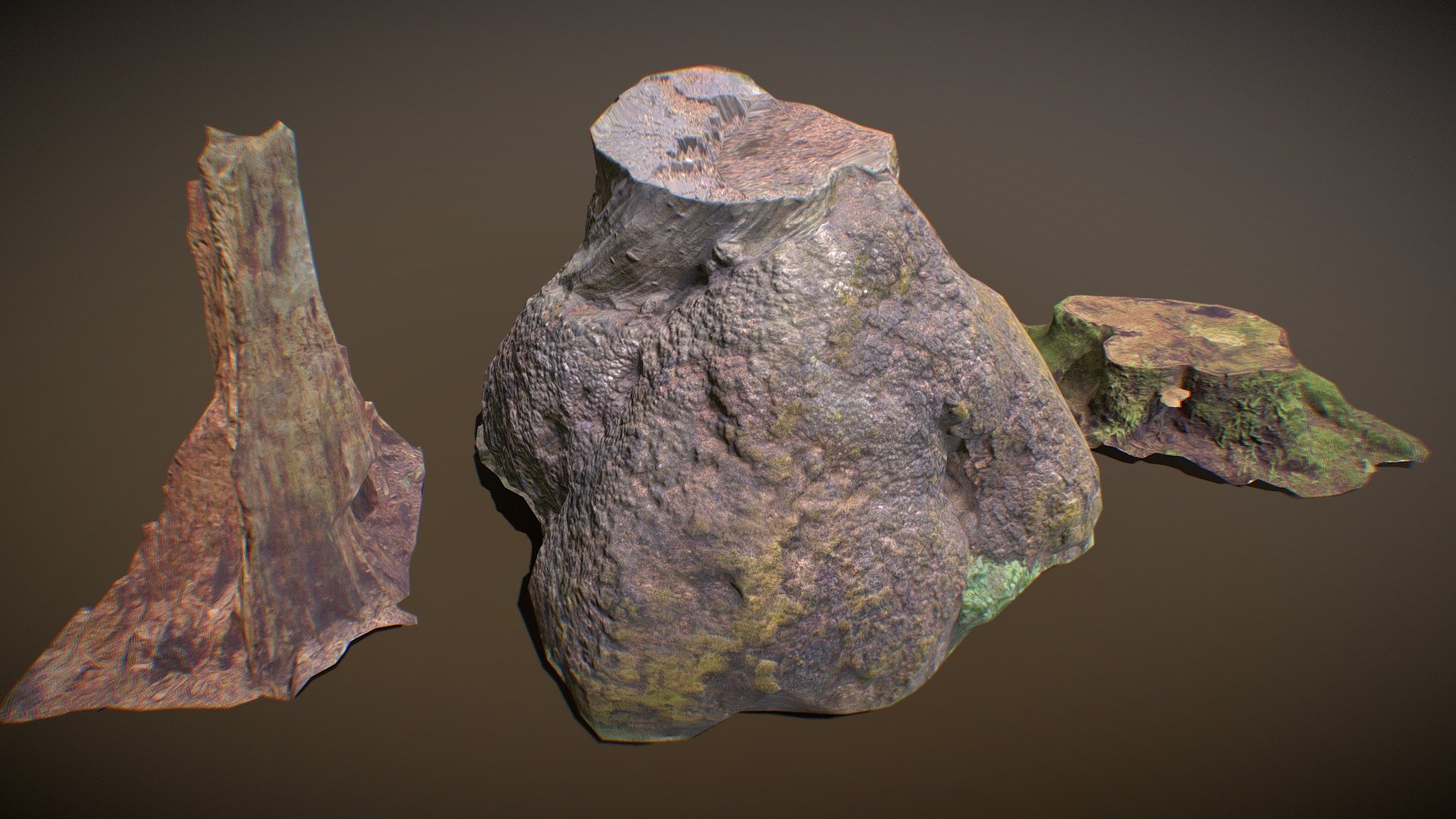 Scanned Variety of Stumps - Download Free 3D model by That's Cool Jack ...
