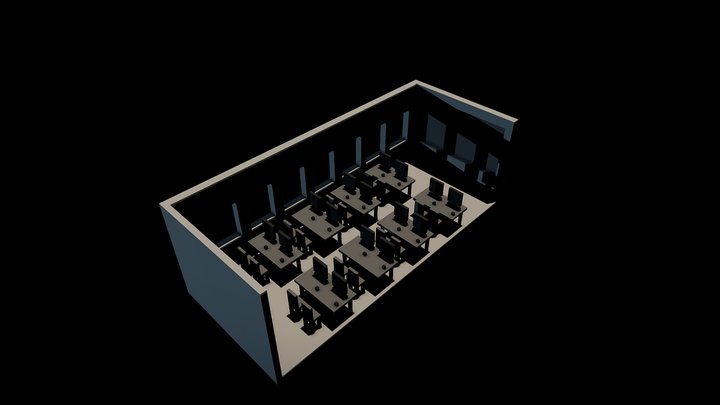 컴터실 3D Model