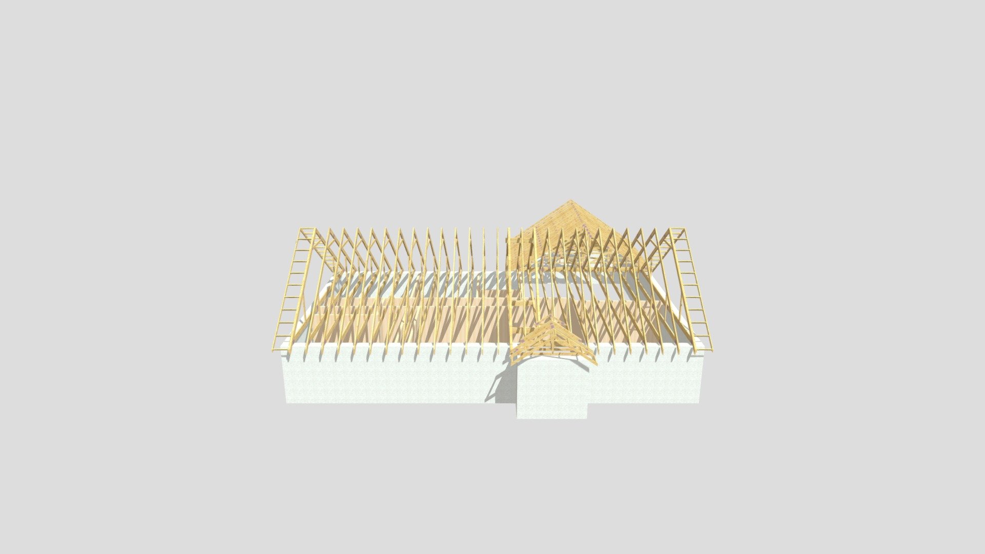 L Daly House Attic Roof