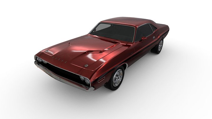 1970 - Dodge Challenger RT HEMI 3D Model