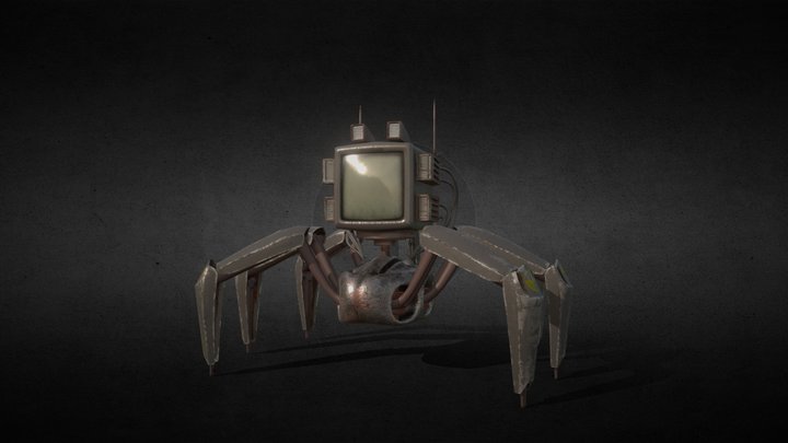 CRT bot 3D Model