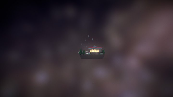 Game Art 1 - Simple Scene 3D Model