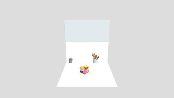 Donut 3D Model