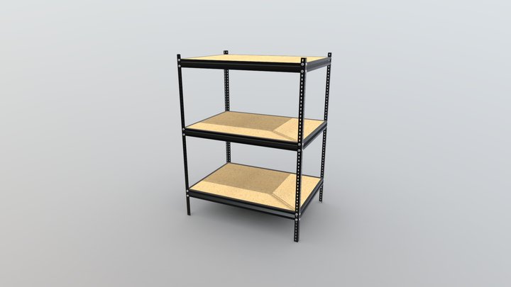 Stackable Corner Shelf Unit 3D Files 