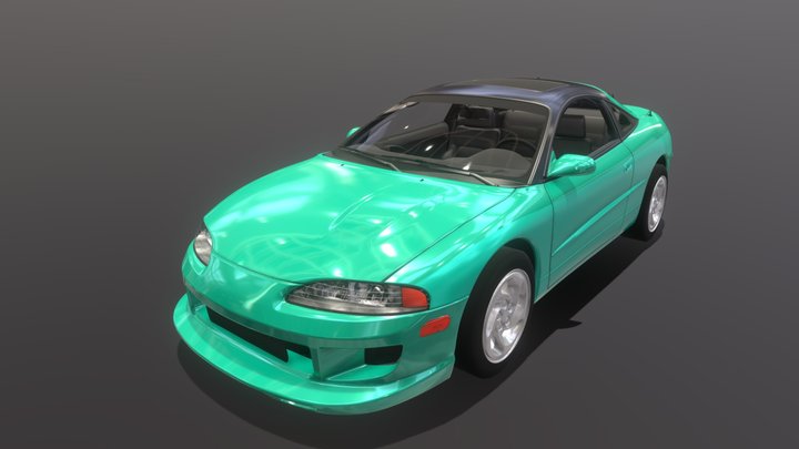 Realistic HD Car 04 3D Model
