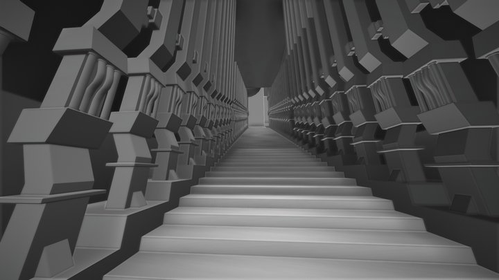 Escaleras (Sin Textura) 3D Model