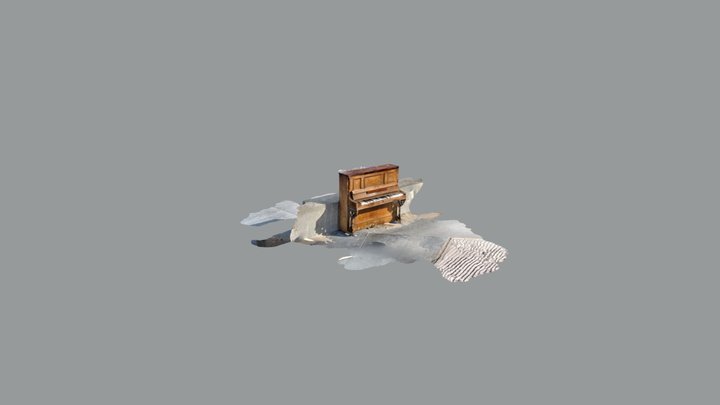 Piano by the see 3D Model