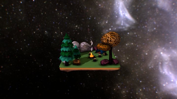 Out of This World Camping 3D Model