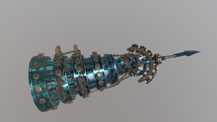 Hunting Horn 3D Model