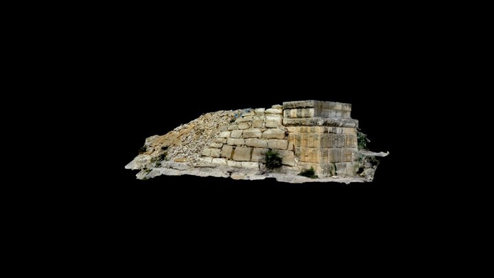 Railroad Abutment - Private Property 3D Model