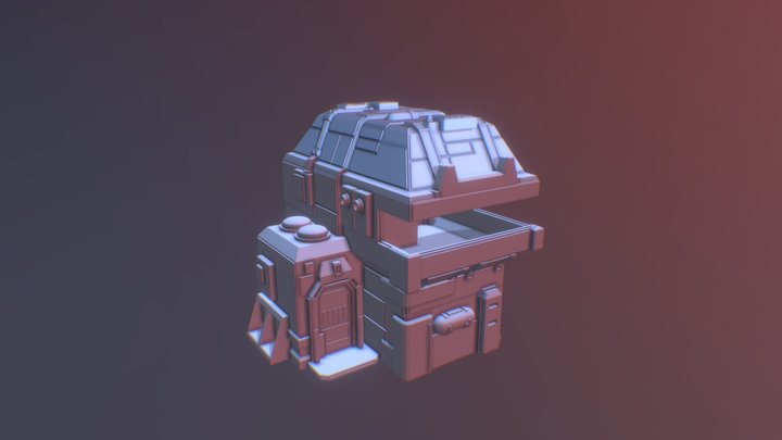 Nova Mining - Prefab Shelter 2 3D Model