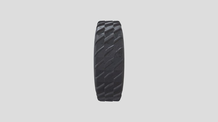 Frontloader Tire 3D Model