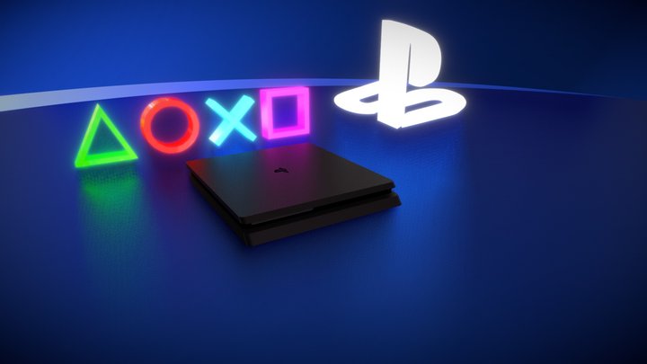 ps4 3D Model