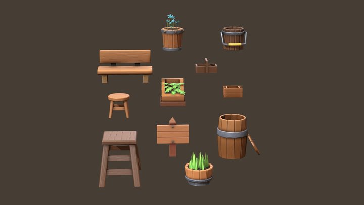 Props 3D Model