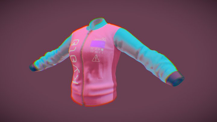 Kyoto Bomber Jacket 3D Model