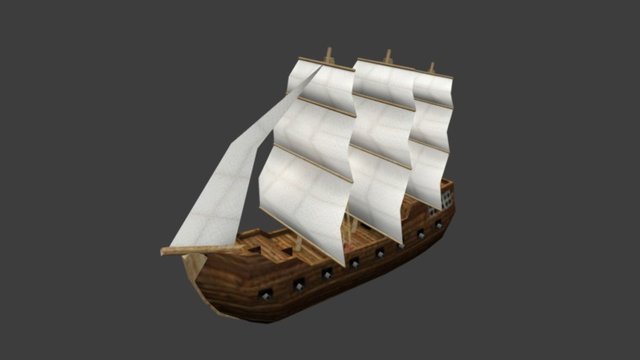Sail Boat 04 3D Model
