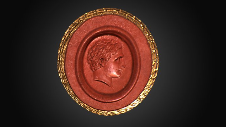 Portret młodego mężczyzny  - model 3D