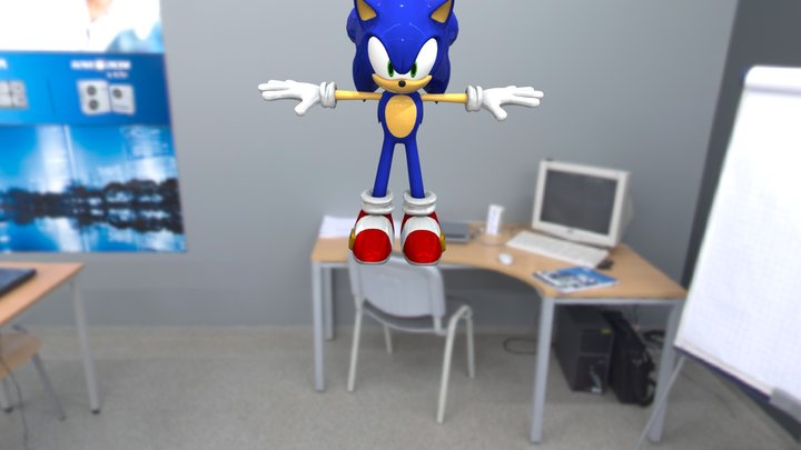 Sonic 2.0 3D Model