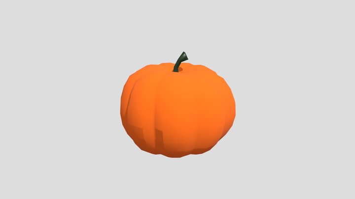 Pumpkin Squash 3D Model