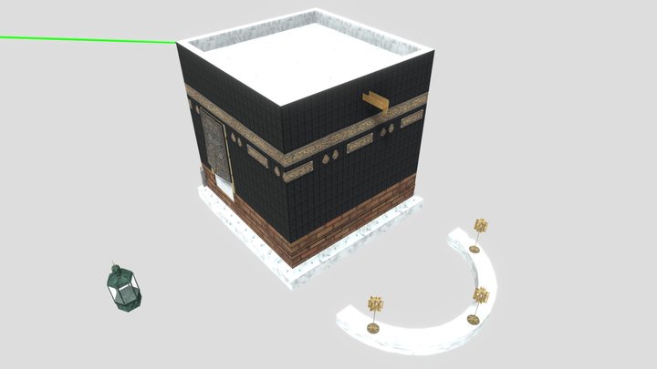 Kaaba in Mecca 3D Model