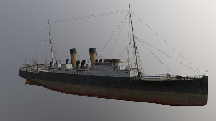Ship Lorina 3D Model