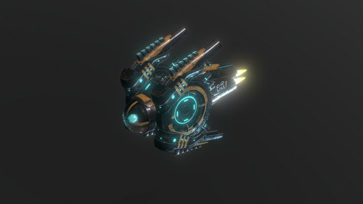 Cairo Drone Idle 3D Model