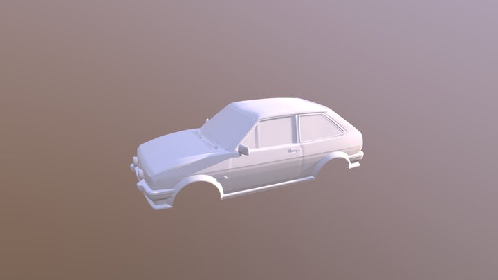 Ford Fiesta XR2 3D Model