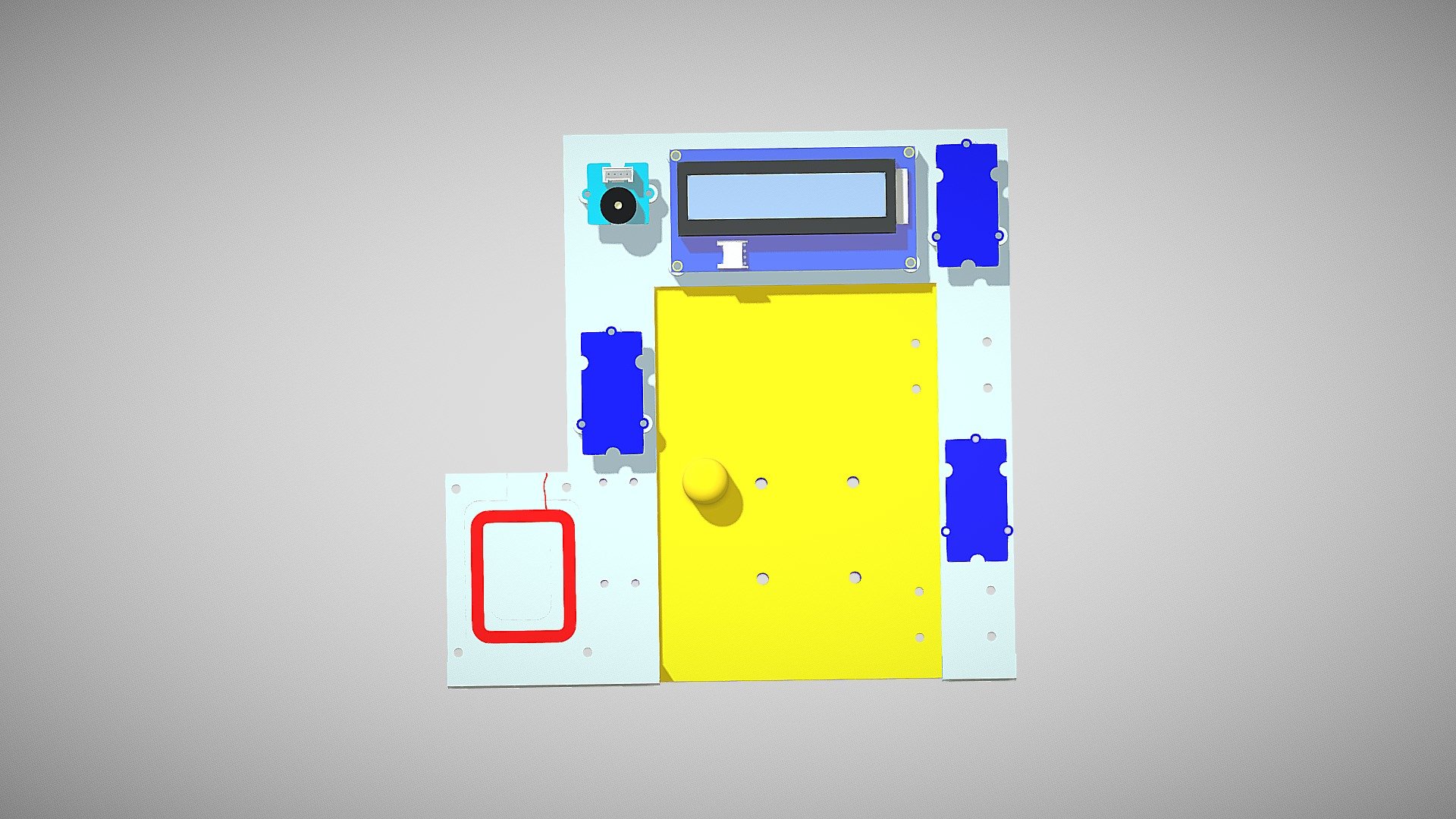 Serrure automatique — Sketchfab embed 3D viewer