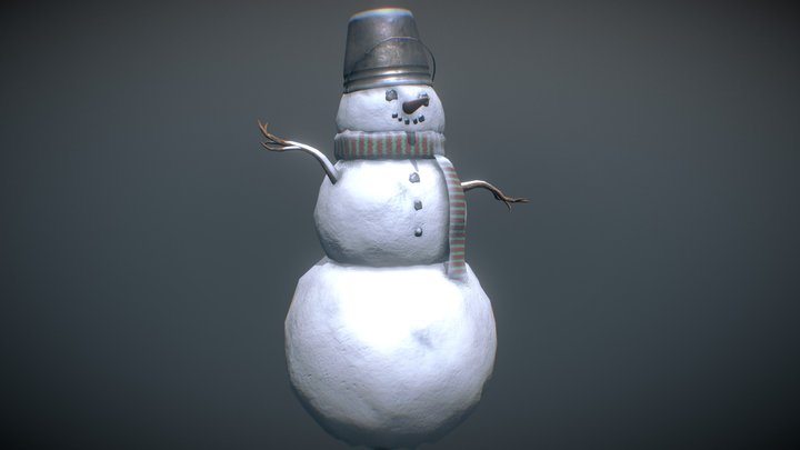 Snowman 3D Model