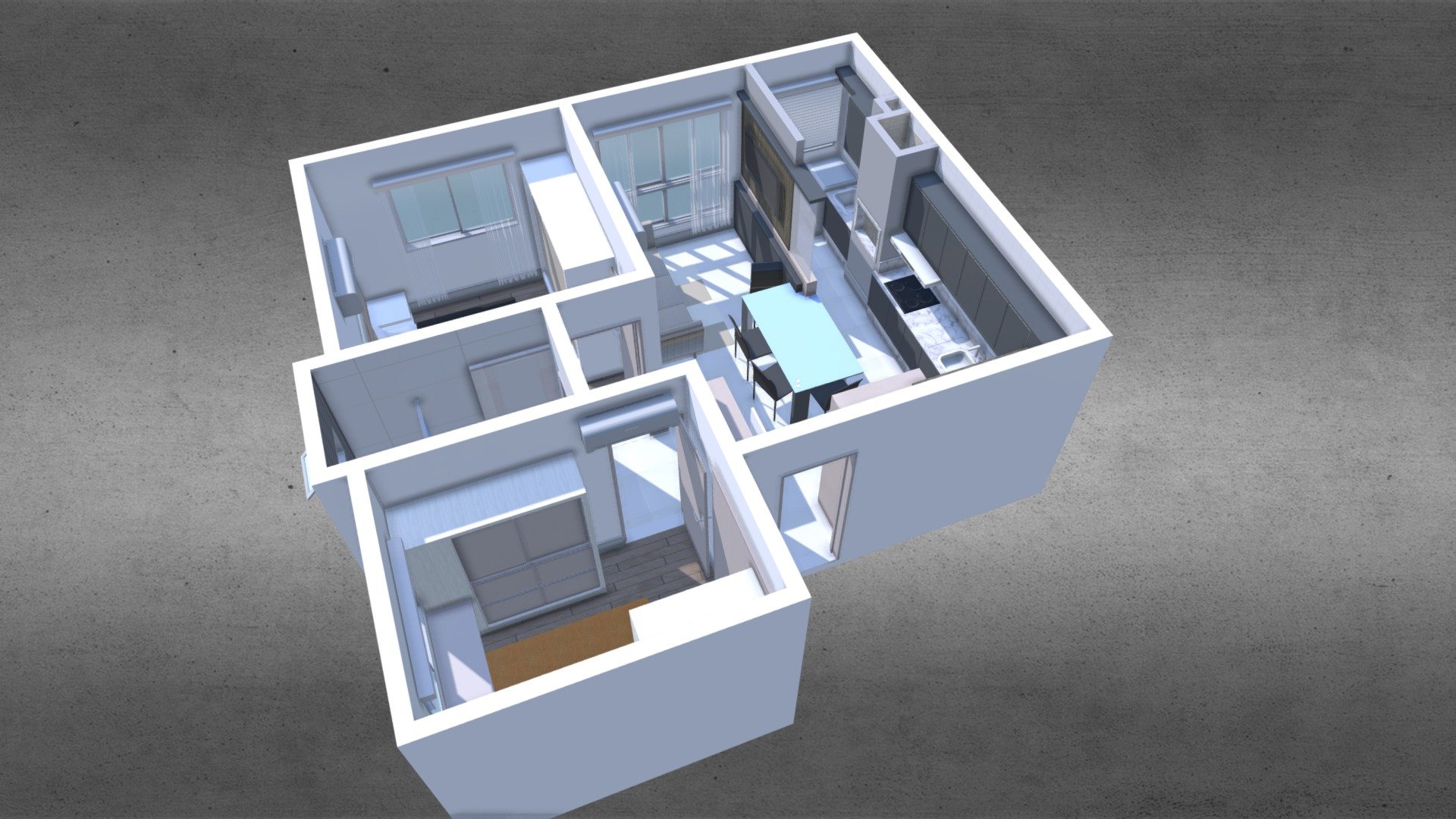 Lavoro 360º - Apartamento 102 - RA 3D Model