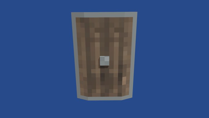 Blockbench Saxon shield 3D Model
