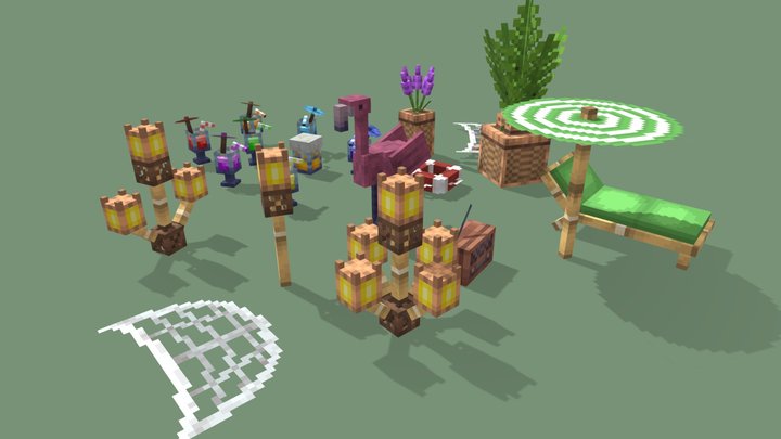 Summer Pack 3D Model