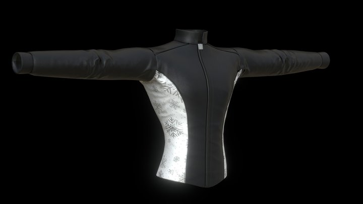 High Collar Command Shirt 3D Model