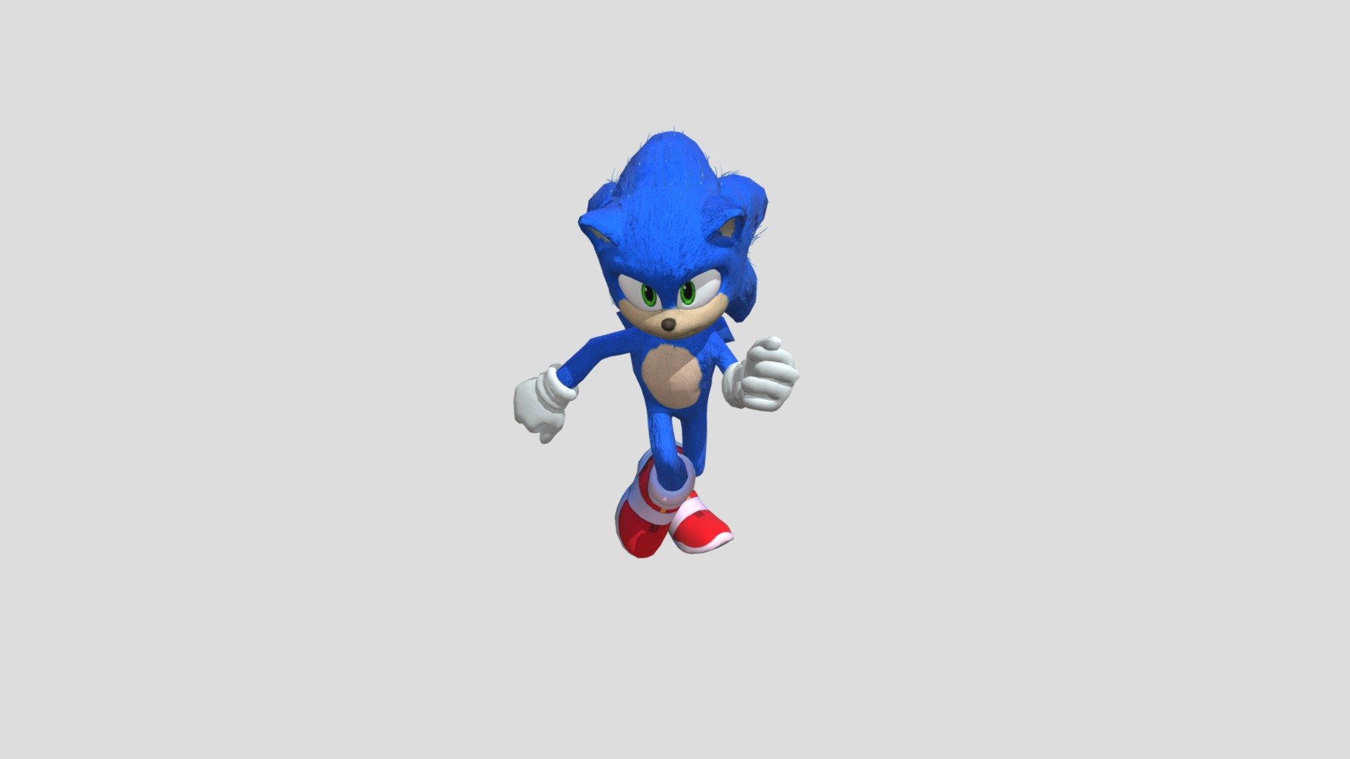 sonic runs from the cops - Download Free 3D model by realism ...