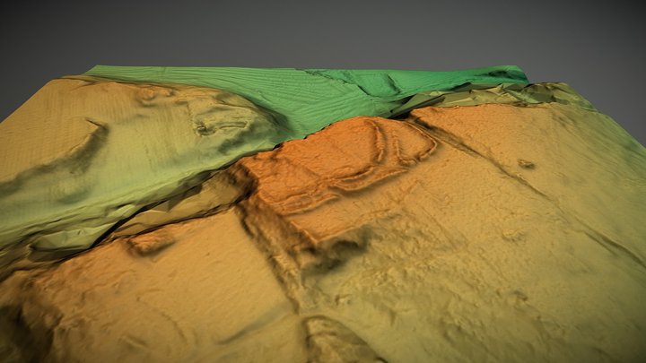 Spindlestone Heugh, Northumberland (UK) – Modello 3D gratuito STL