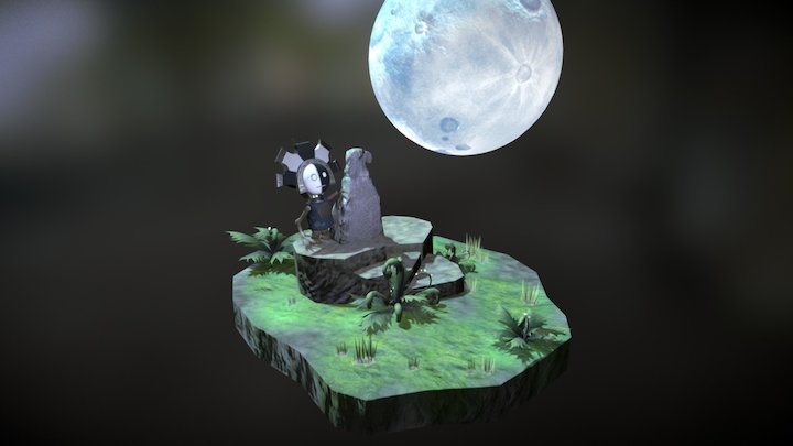 Luna Goddess 3D Model