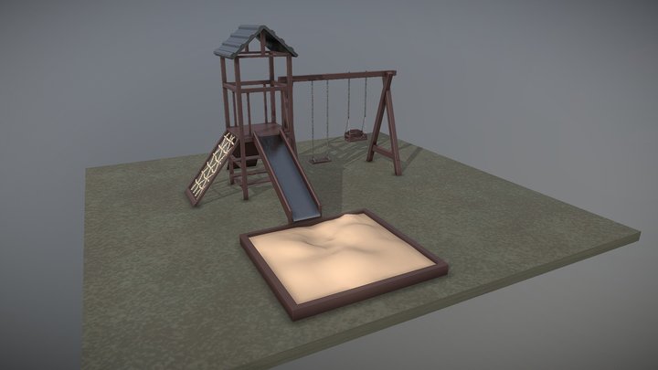 Parque para niños / Kid's park 3D Model