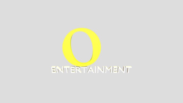 O Entertainment Logo 1997 3D Model
