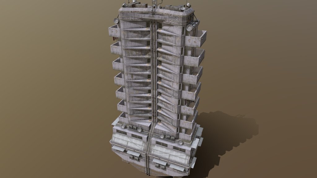 Building Brutalist Rhomb