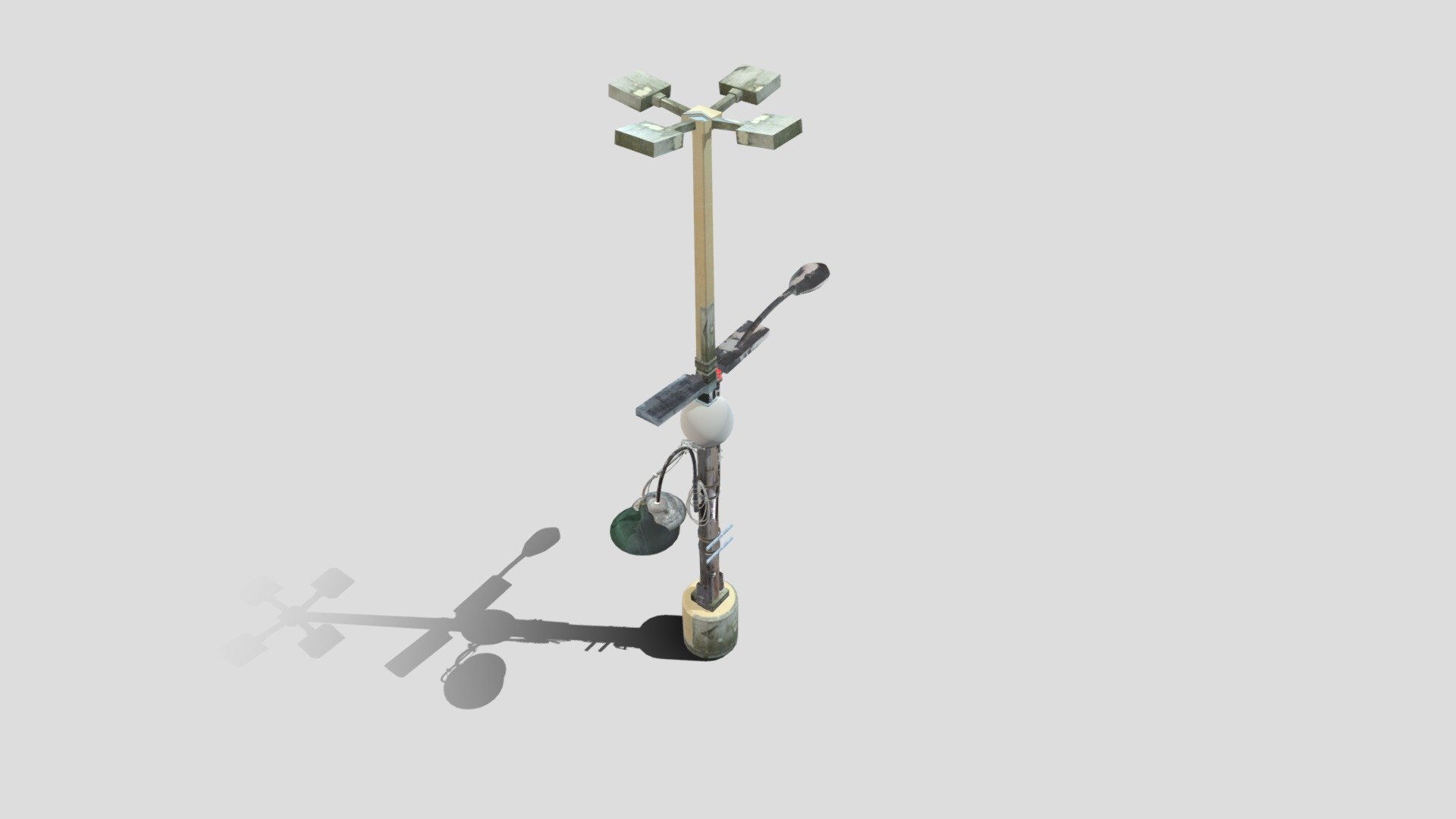 Lampposts Asset - 3D model by junewpang [430cee1] - Sketchfab