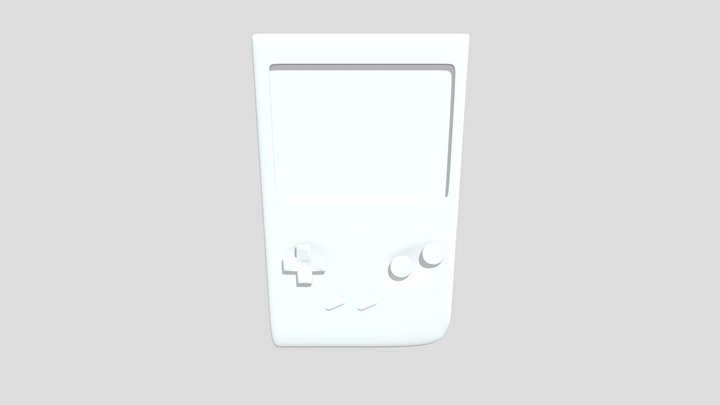GameBoy Simple 3D Model