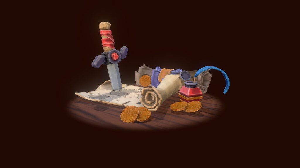 Stylized Pirate Diorama